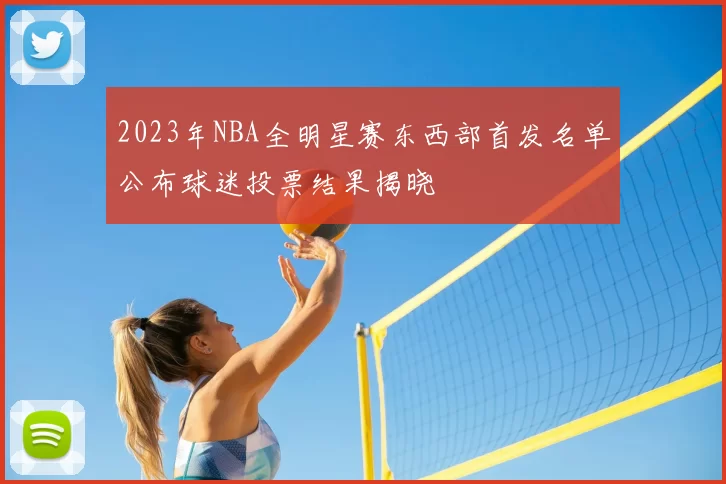2023年NBA全明星赛东西部首发名单公布球迷投票结果揭晓